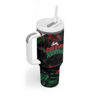 Personalized South Sydney Rabbitohs Tumbler With Handle Graffiti Grunge Abstract Urban Street Style Design