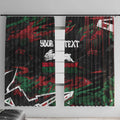 Personalized South Sydney Rabbitohs Window Curtain Graffiti Grunge Abstract Urban Street Style Design