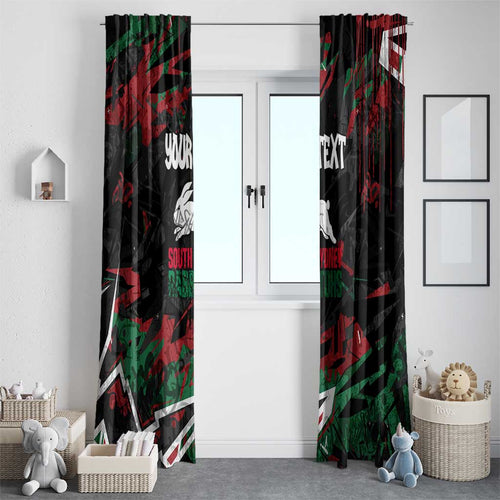 Personalized South Sydney Rabbitohs Window Curtain Graffiti Grunge Abstract Urban Street Style Design