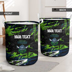 Personalized Canberra Raiders Laundry Basket Graffiti Grunge Abstract Urban Street Style Design