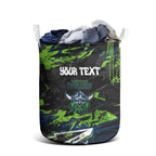 Personalized Canberra Raiders Laundry Basket Graffiti Grunge Abstract Urban Street Style Design