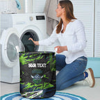 Personalized Canberra Raiders Laundry Basket Graffiti Grunge Abstract Urban Street Style Design