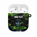 Personalized Canberra Raiders AirPods Case Graffiti Grunge Abstract Urban Street Style Design