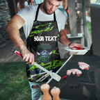 Personalized Canberra Raiders Apron Graffiti Grunge Abstract Urban Street Style Design