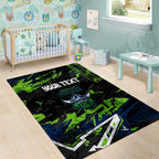 Personalized Canberra Raiders Area Rug Graffiti Grunge Abstract Urban Street Style Design