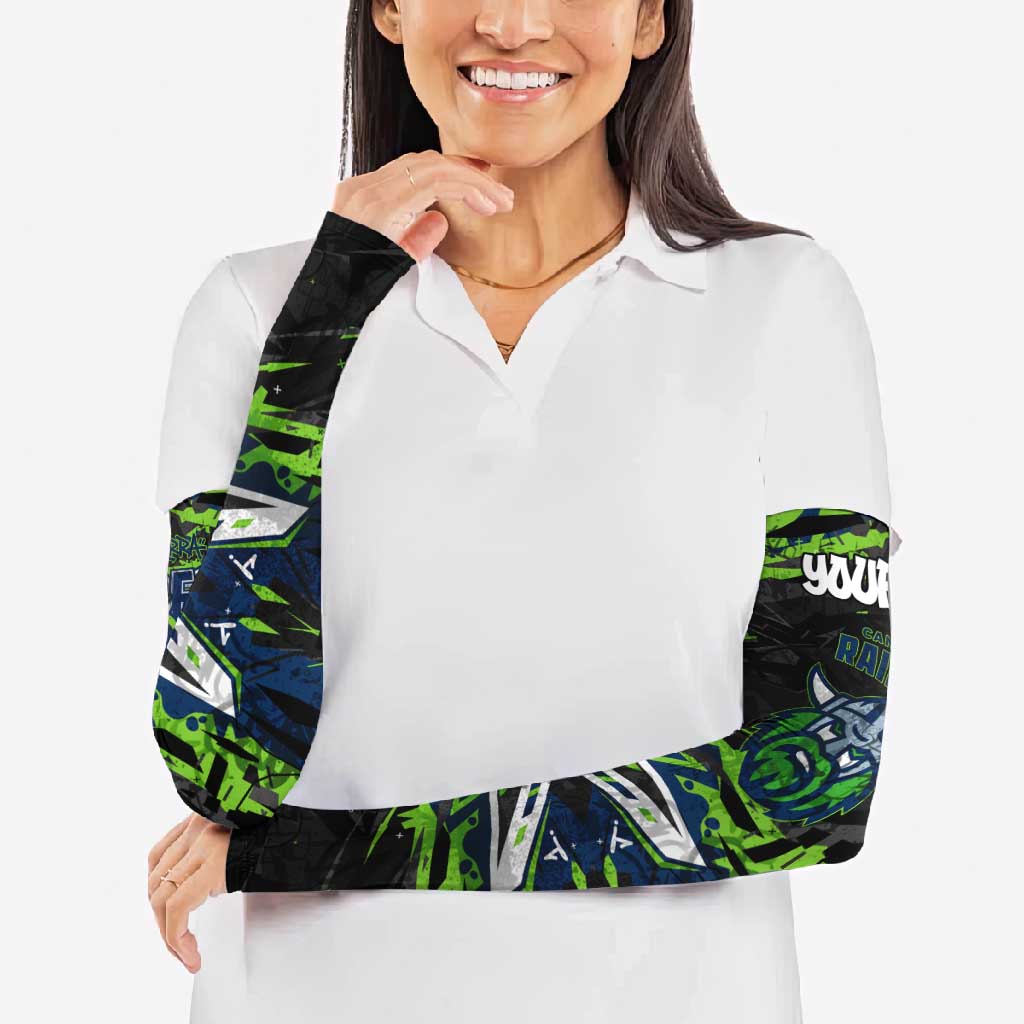 Personalized Canberra Raiders Arm Sleeves Graffiti Grunge Abstract Urban Street Style Design