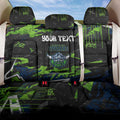 Personalized Canberra Raiders Back Car Seat Cover Graffiti Grunge Abstract Urban Street Style Design