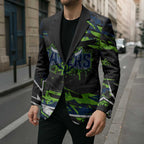 Personalized Canberra Raiders Blazer Graffiti Grunge Abstract Urban Street Style Design