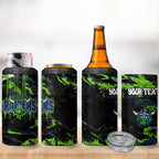 Personalized Canberra Raiders 4 in 1 Can Cooler Tumbler Graffiti Grunge Abstract Urban Street Style Design