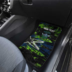 Personalized Canberra Raiders Car Mats Graffiti Grunge Abstract Urban Street Style Design