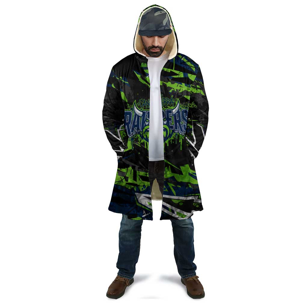 Personalized Canberra Raiders Cloak Graffiti Grunge Abstract Urban Street Style Design