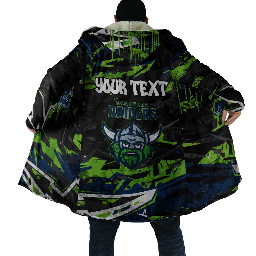 Personalized Canberra Raiders Cloak Graffiti Grunge Abstract Urban Street Style Design