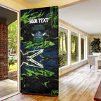 Personalized Canberra Raiders Door Cover Graffiti Grunge Abstract Urban Street Style Design