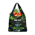 Personalized Canberra Raiders Grocery Bag Graffiti Grunge Abstract Urban Street Style Design
