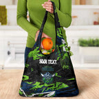 Personalized Canberra Raiders Grocery Bag Graffiti Grunge Abstract Urban Street Style Design