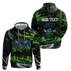 Personalized Canberra Raiders Hoodie Graffiti Grunge Abstract Urban Street Style Design