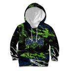 Personalized Canberra Raiders Kid Hoodie Graffiti Grunge Abstract Urban Street Style Design