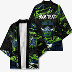 Personalized Canberra Raiders Kimono Graffiti Grunge Abstract Urban Street Style Design