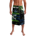 Personalized Canberra Raiders Lavalava Graffiti Grunge Abstract Urban Street Style Design