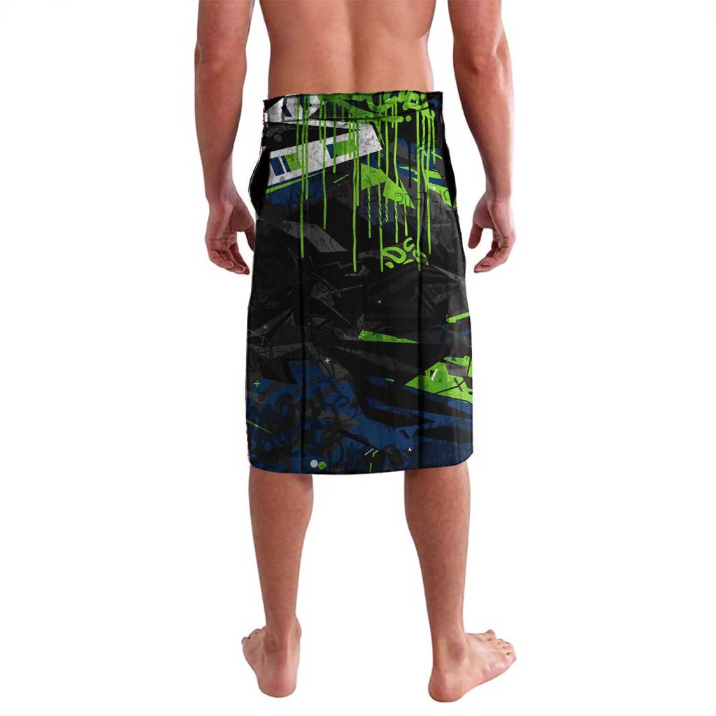 Personalized Canberra Raiders Lavalava Graffiti Grunge Abstract Urban Street Style Design