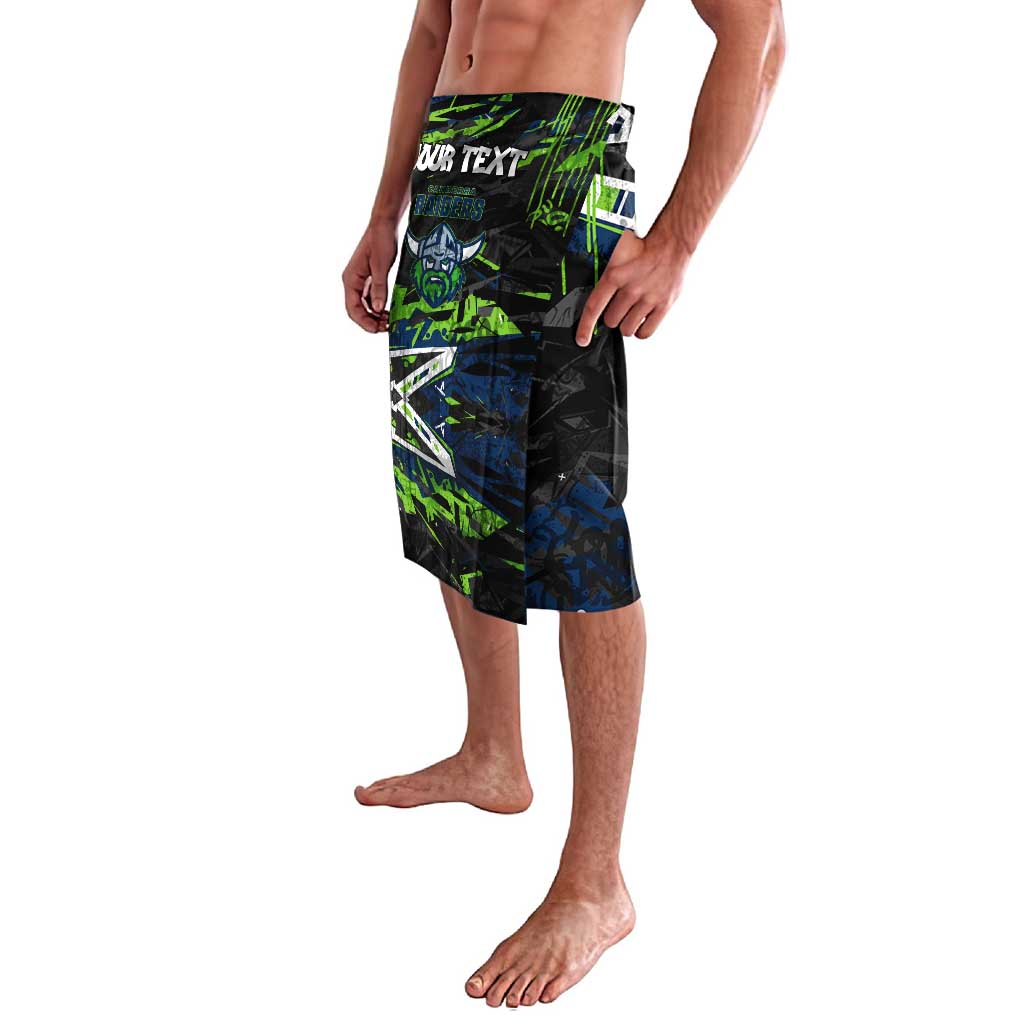 Personalized Canberra Raiders Lavalava Graffiti Grunge Abstract Urban Street Style Design