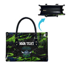 Personalized Canberra Raiders Leather Bag Graffiti Grunge Abstract Urban Street Style Design