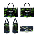 Personalized Canberra Raiders Leather Bag Graffiti Grunge Abstract Urban Street Style Design