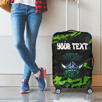Personalized Canberra Raiders Luggage Cover Graffiti Grunge Abstract Urban Street Style Design