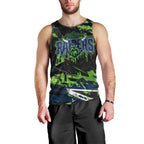 Personalized Canberra Raiders Men Tank Top Graffiti Grunge Abstract Urban Street Style Design