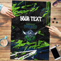 Personalized Canberra Raiders Puzzle Graffiti Grunge Abstract Urban Street Style Design