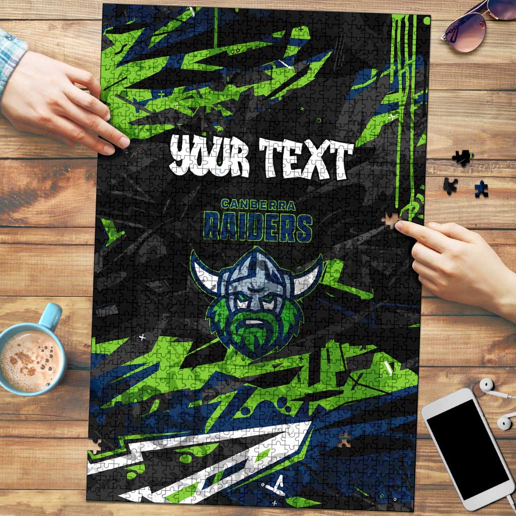 Personalized Canberra Raiders Puzzle Graffiti Grunge Abstract Urban Street Style Design