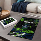 Personalized Canberra Raiders Puzzle Graffiti Grunge Abstract Urban Street Style Design