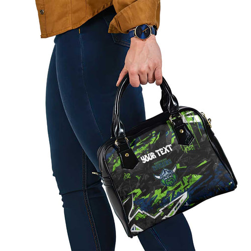 Personalized Canberra Raiders Shoulder Handbag Graffiti Grunge Abstract Urban Street Style Design