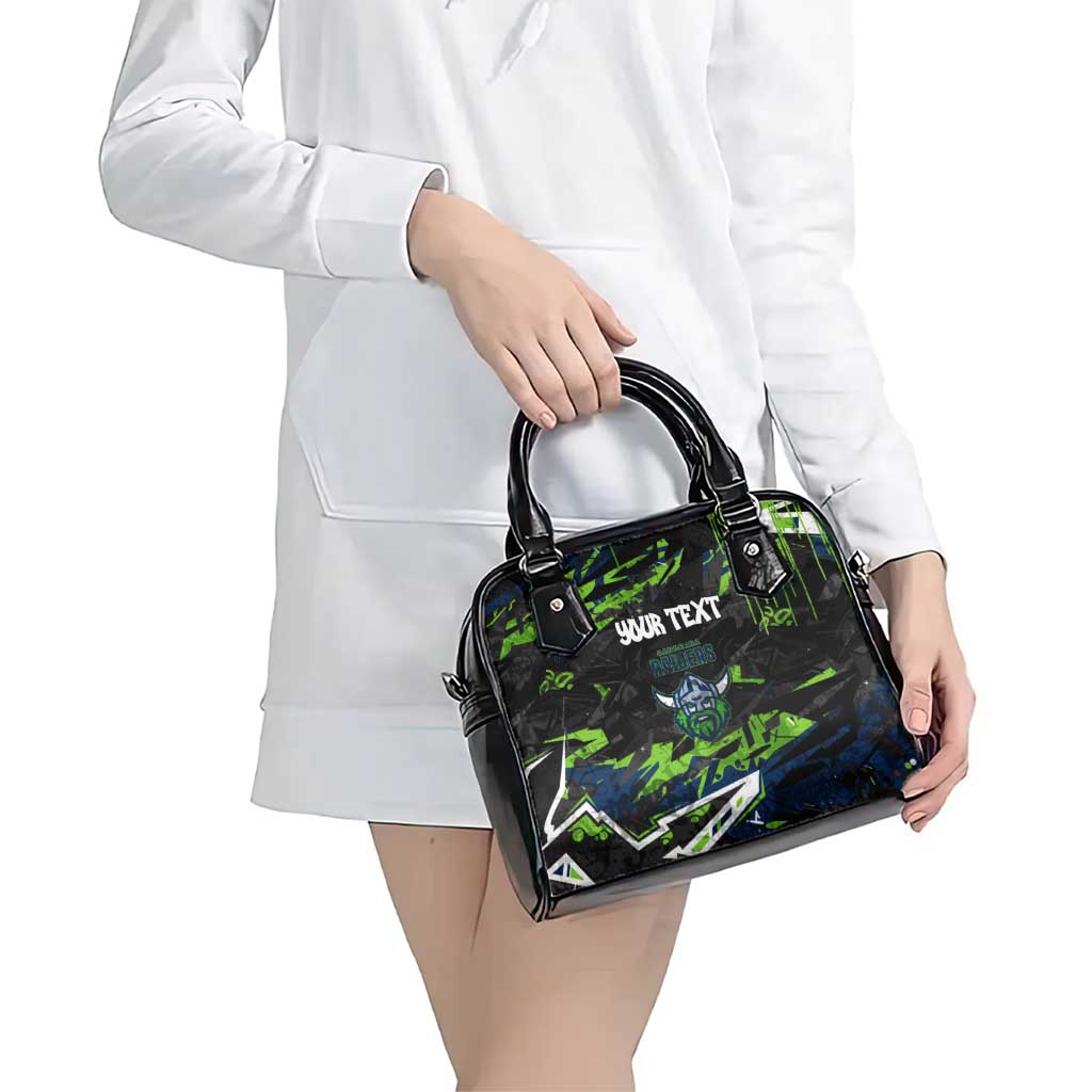 Personalized Canberra Raiders Shoulder Handbag Graffiti Grunge Abstract Urban Street Style Design