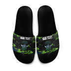 Personalized Canberra Raiders Slide Sandals Graffiti Grunge Abstract Urban Street Style Design