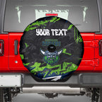 Personalized Canberra Raiders Spare Tire Cover Graffiti Grunge Abstract Urban Street Style Design