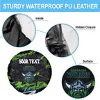 Personalized Canberra Raiders Spare Tire Cover Graffiti Grunge Abstract Urban Street Style Design