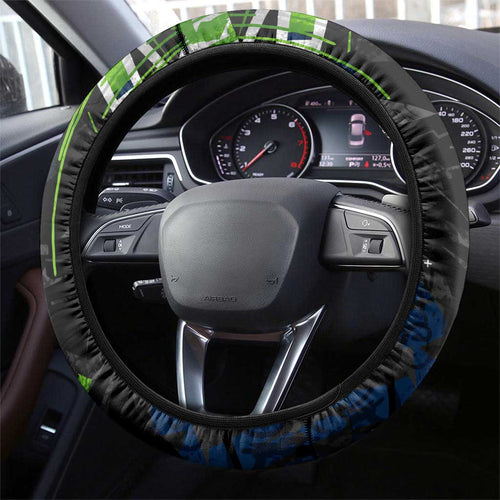 Canberra Raiders Steering Wheel Cover Graffiti Grunge Abstract Urban Street Style Design