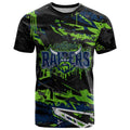 Personalized Canberra Raiders T Shirt Graffiti Grunge Abstract Urban Street Style Design
