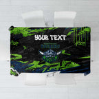 Personalized Canberra Raiders Tablecloth Graffiti Grunge Abstract Urban Street Style Design