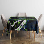 Personalized Canberra Raiders Tablecloth Graffiti Grunge Abstract Urban Street Style Design
