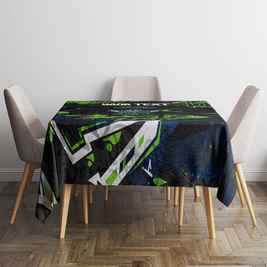 Personalized Canberra Raiders Tablecloth Graffiti Grunge Abstract Urban Street Style Design