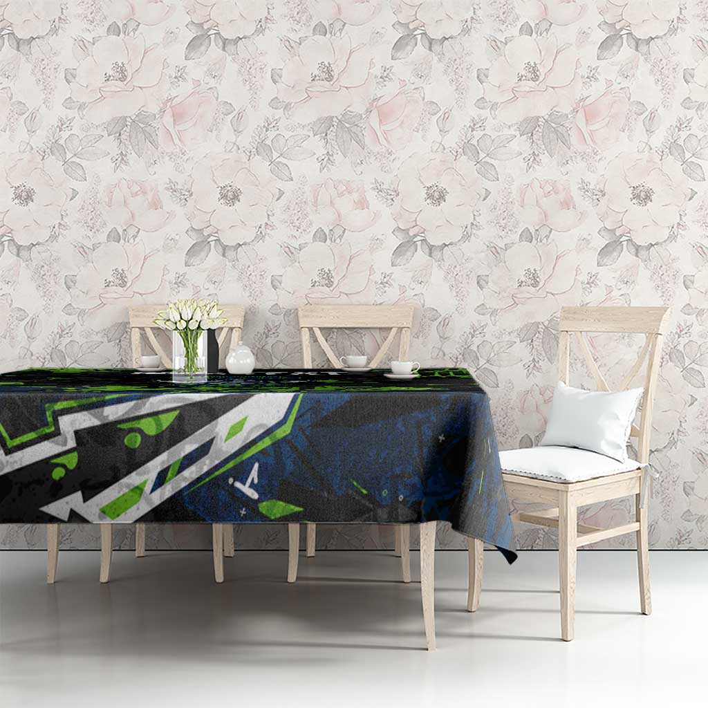 Personalized Canberra Raiders Tablecloth Graffiti Grunge Abstract Urban Street Style Design