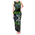 Personalized Canberra Raiders Tank Maxi Dress Graffiti Grunge Abstract Urban Street Style Design