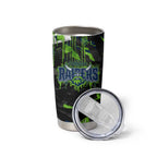 Personalized Canberra Raiders Tumbler Cup Graffiti Grunge Abstract Urban Street Style Design