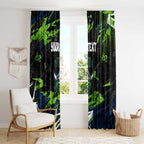 Personalized Canberra Raiders Window Curtain Graffiti Grunge Abstract Urban Street Style Design