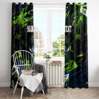 Personalized Canberra Raiders Window Curtain Graffiti Grunge Abstract Urban Street Style Design