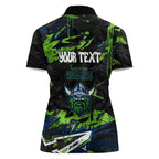 Personalized Canberra Raiders Women Polo Shirt Graffiti Grunge Abstract Urban Street Style Design