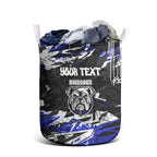 Personalized Canterbury-Bankstown Bulldogs Laundry Basket Graffiti Grunge Abstract Urban Street Style Design