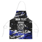 Personalized Canterbury-Bankstown Bulldogs Apron Graffiti Grunge Abstract Urban Street Style Design